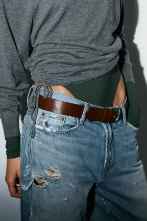 KNIT JUMPER WITH SIDE DRAWSTRINGS - Image 3