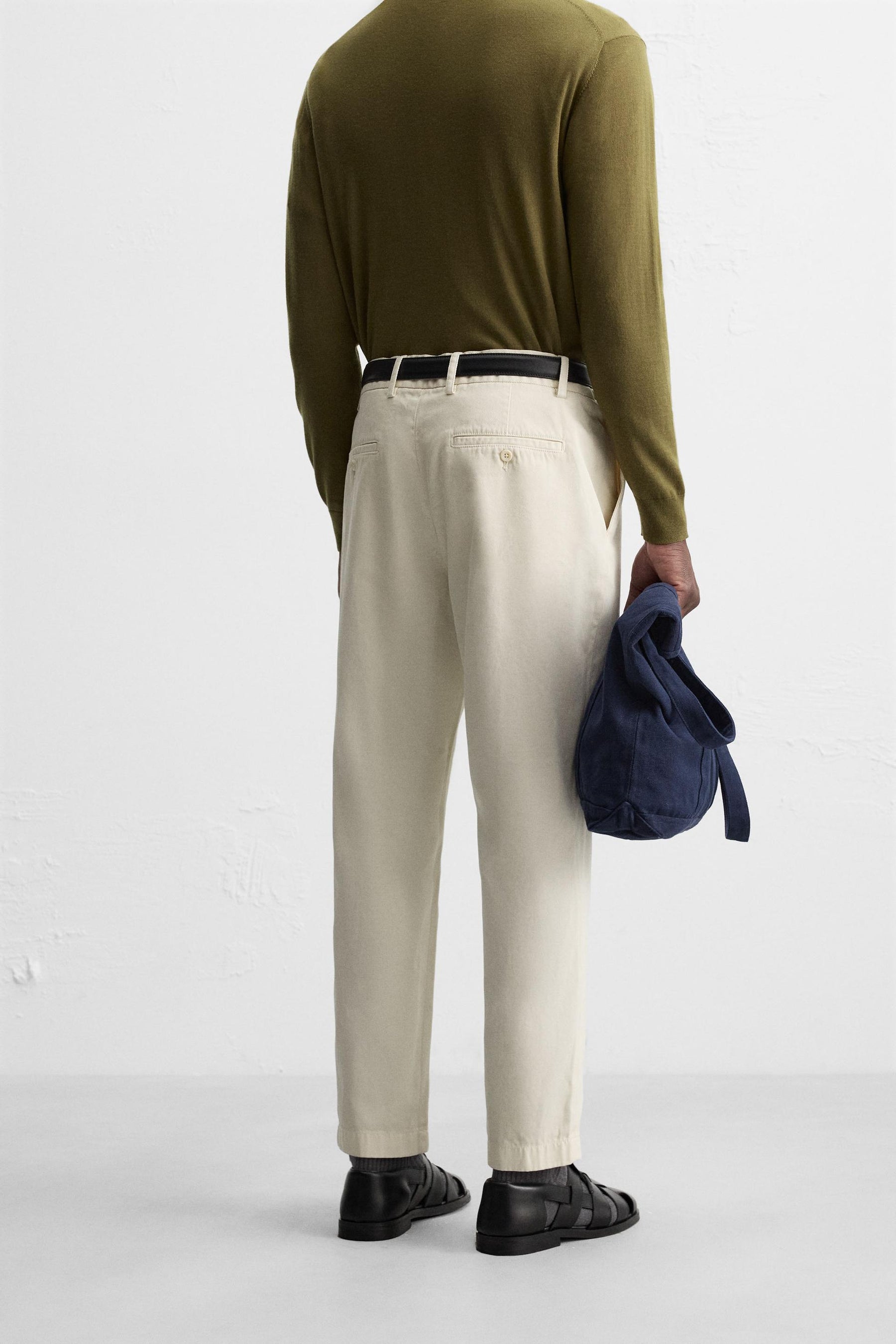 TWILL CHINO TROUSERS - Image 3