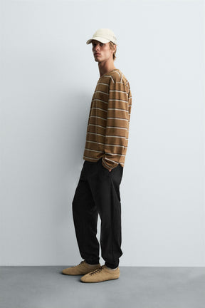 SLIM FIT JOGGER WAIST TROUSERS - Image 4