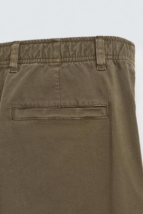 STRAIGHT-LEG TWILL TROUSERS - Image 10