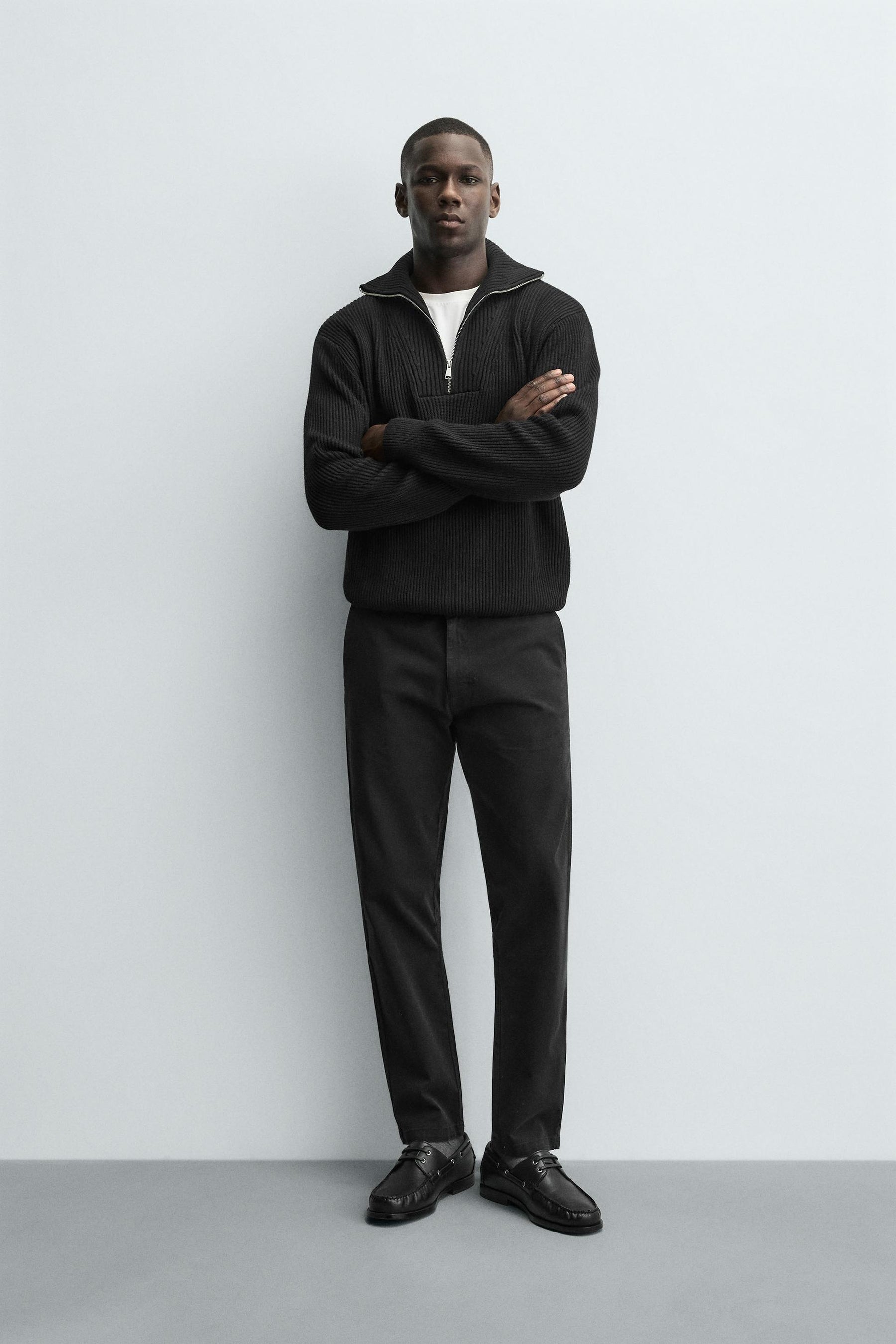 SKINNY FIT CHINO TROUSERS - Image 1