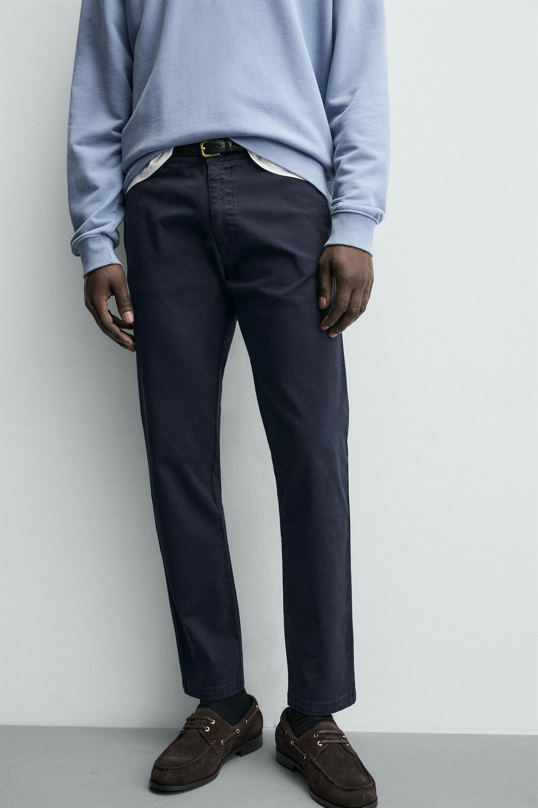 SKINNY FIT CHINO TROUSERS - Image 5