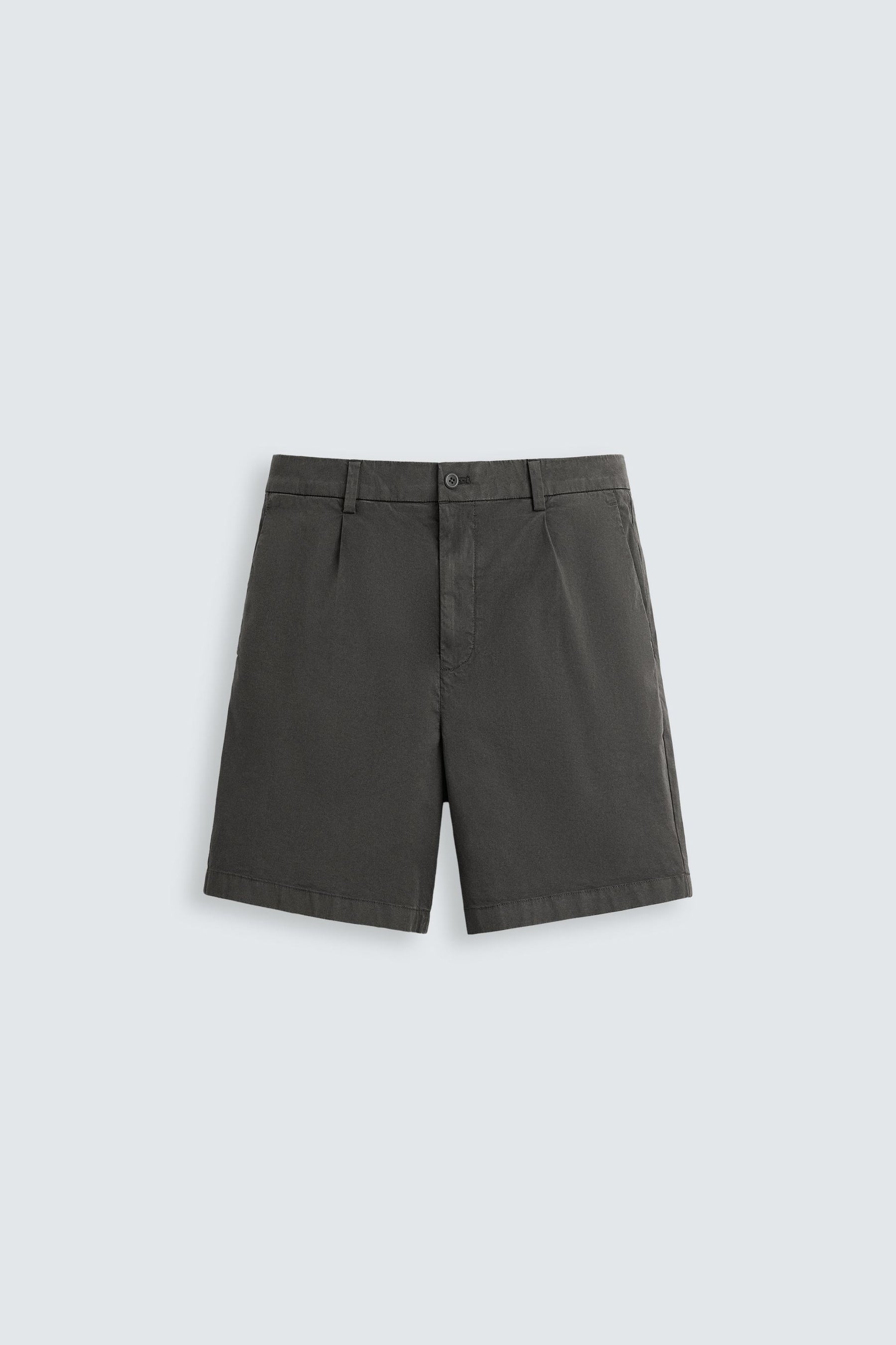 PLEATED REGULAR FIT BERMUDA SHORTS - Image 7