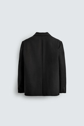 DOUBLE-BREASTED WOOL SUIT BLAZER - Image 6