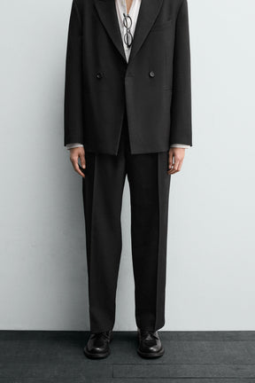 WOOL SUIT TROUSERS - Image 2