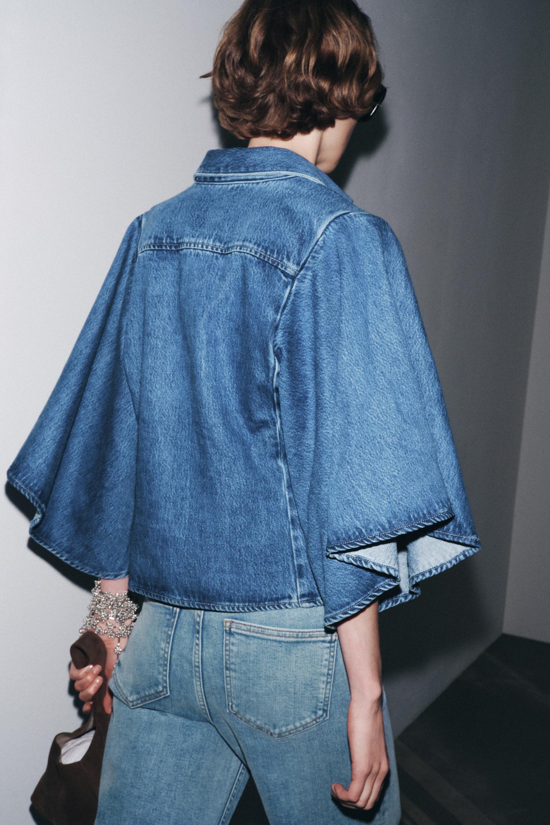 Jeans-Kimono-Hemd