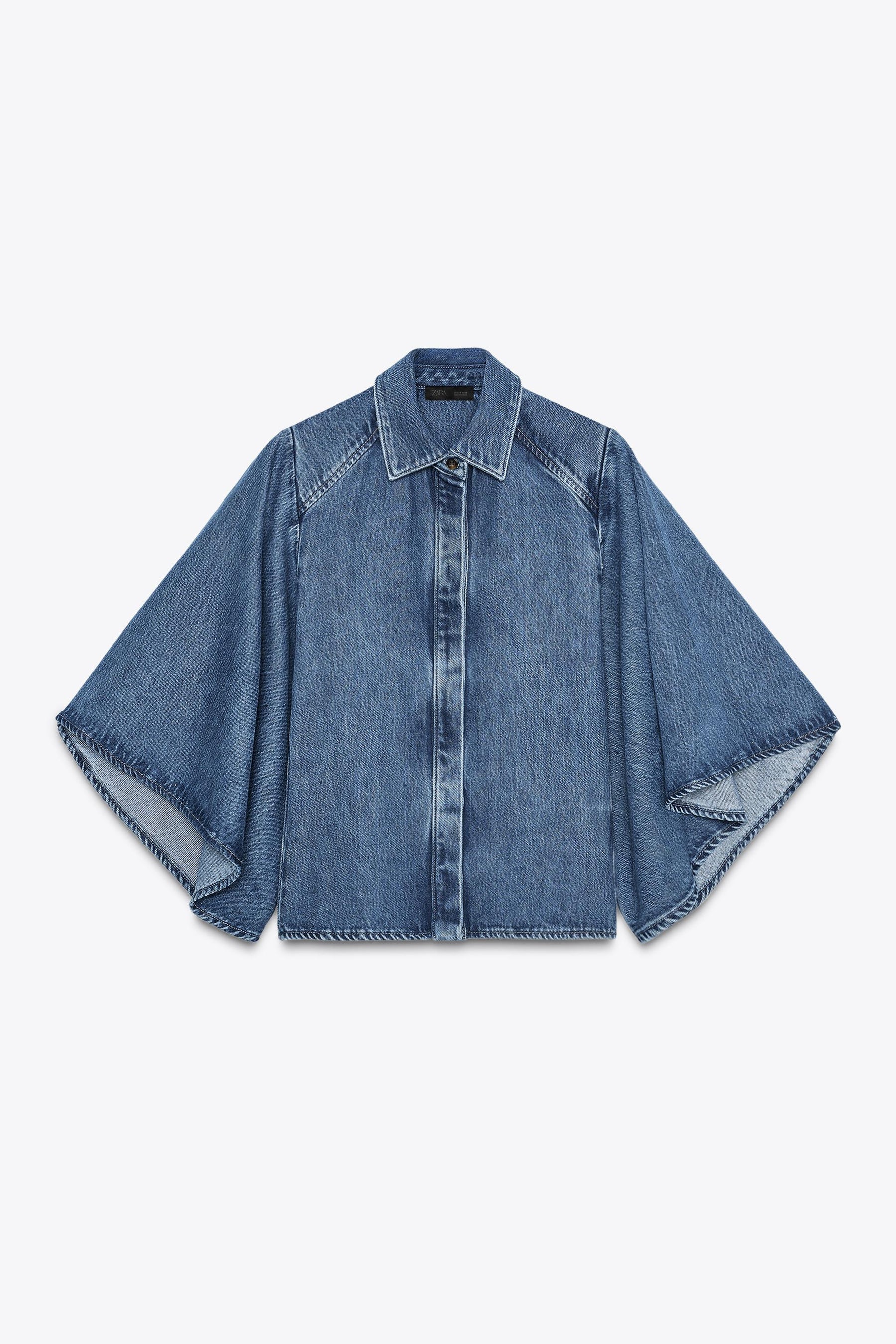 Jeans-Kimono-Hemd