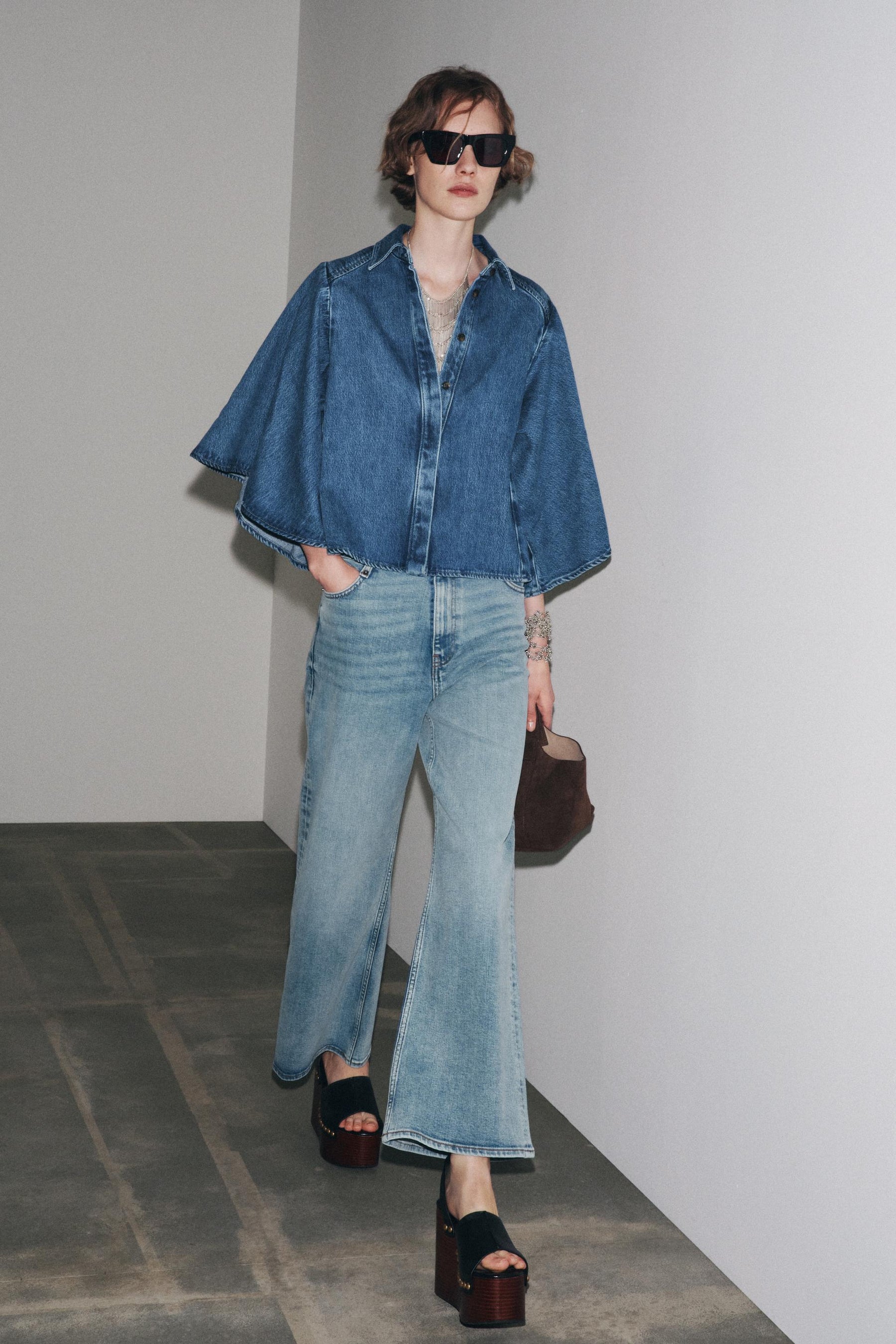 Jeans-Kimono-Hemd