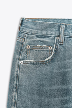 Baggy Jeans mit mittelhohem Bund