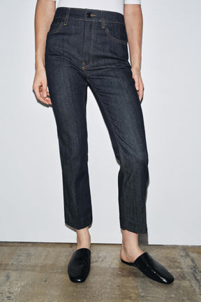 Bootcut-Jeans mit mittelhohem Bund