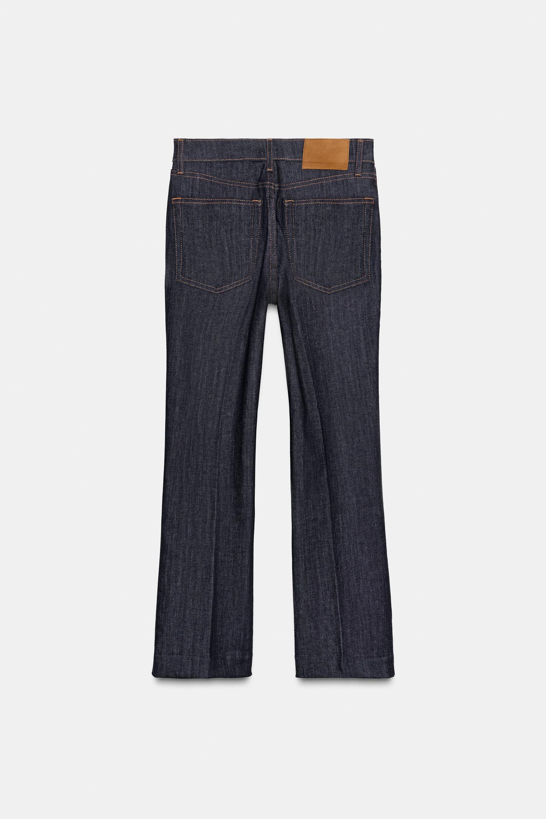 Bootcut-Jeans mit mittelhohem Bund