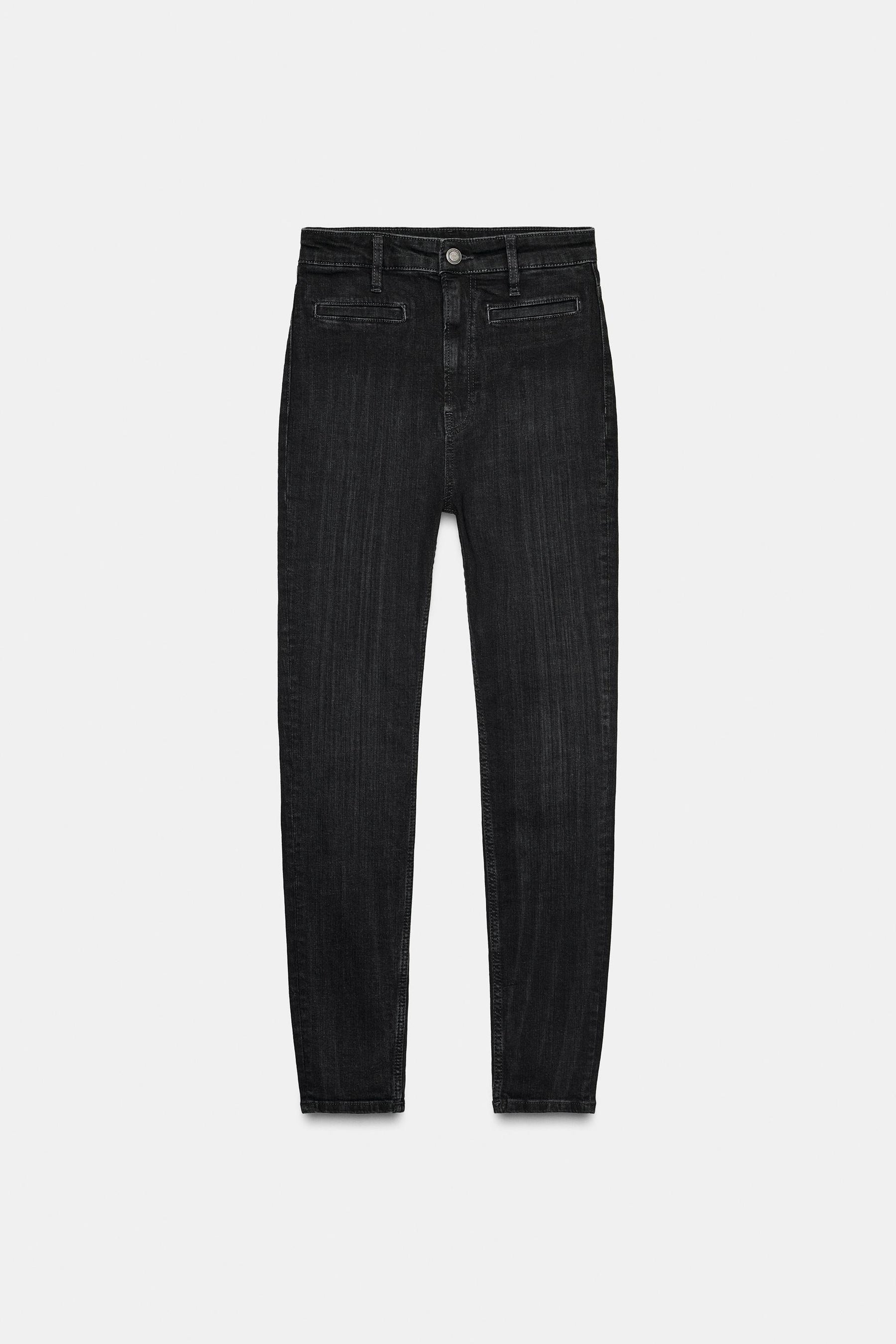 HIGH-WAIIST SKINNY JEANS