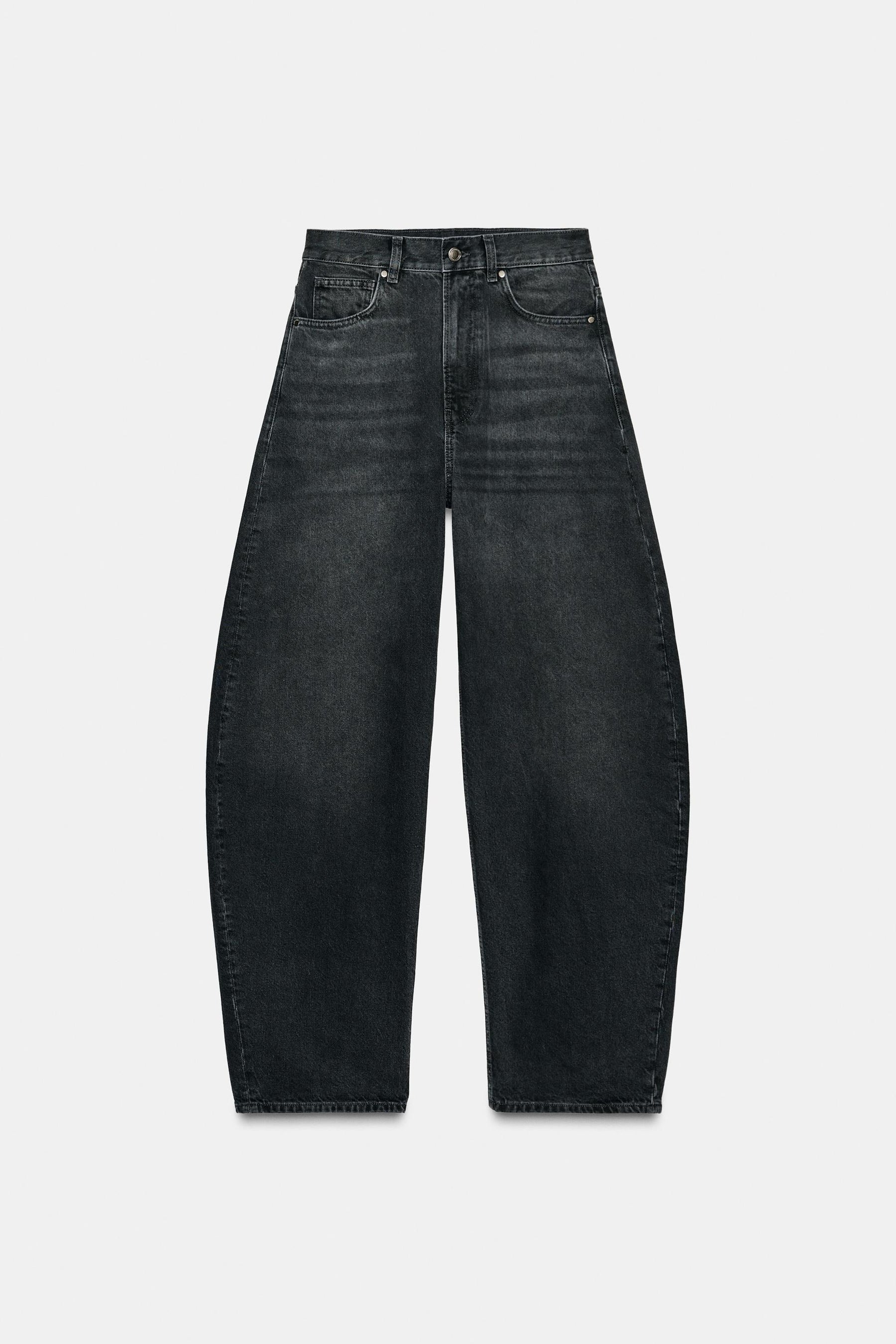 High-Waist Barrel Jeans