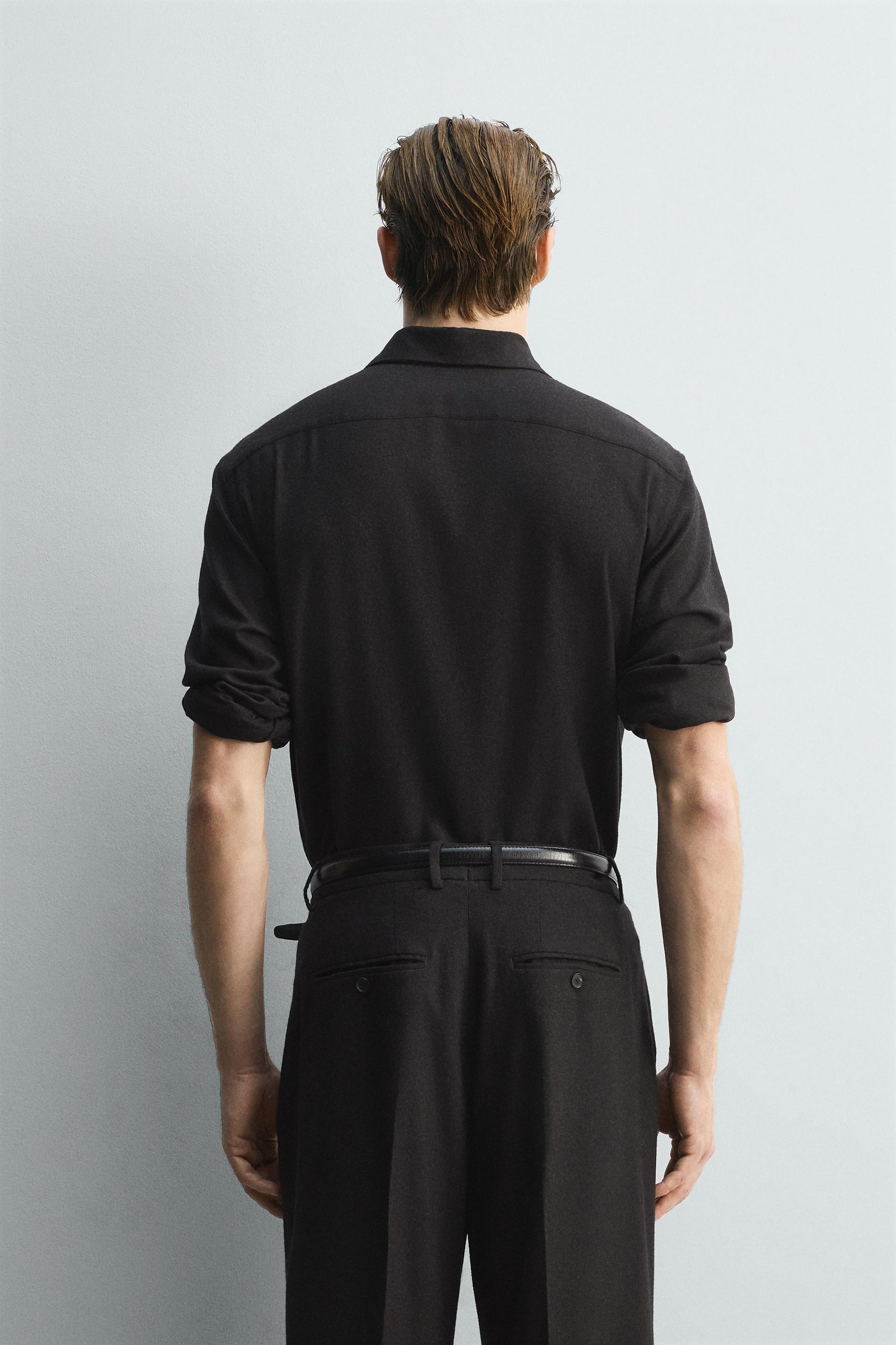 LIMITED EDITION FLOWING WOOL BLEND SHIRT - Image 3