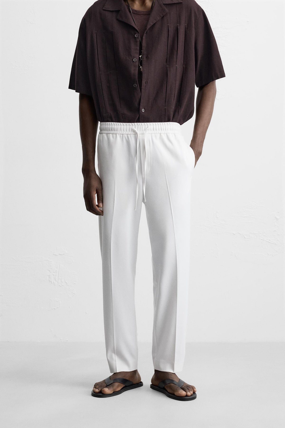 COMFORT FIT JOGGER WAIST TROUSERS - Image 2