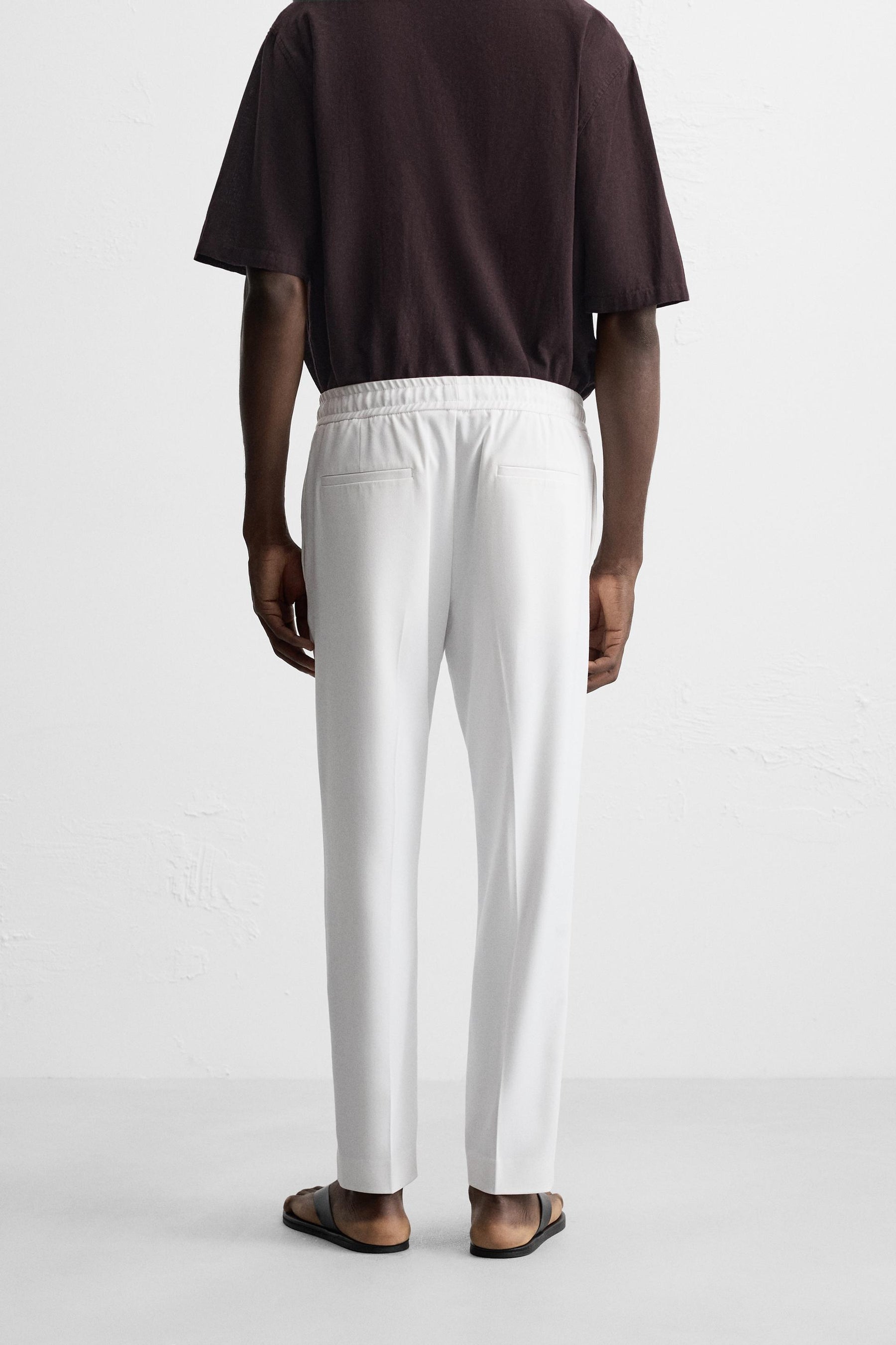 COMFORT FIT JOGGER WAIST TROUSERS - Image 3