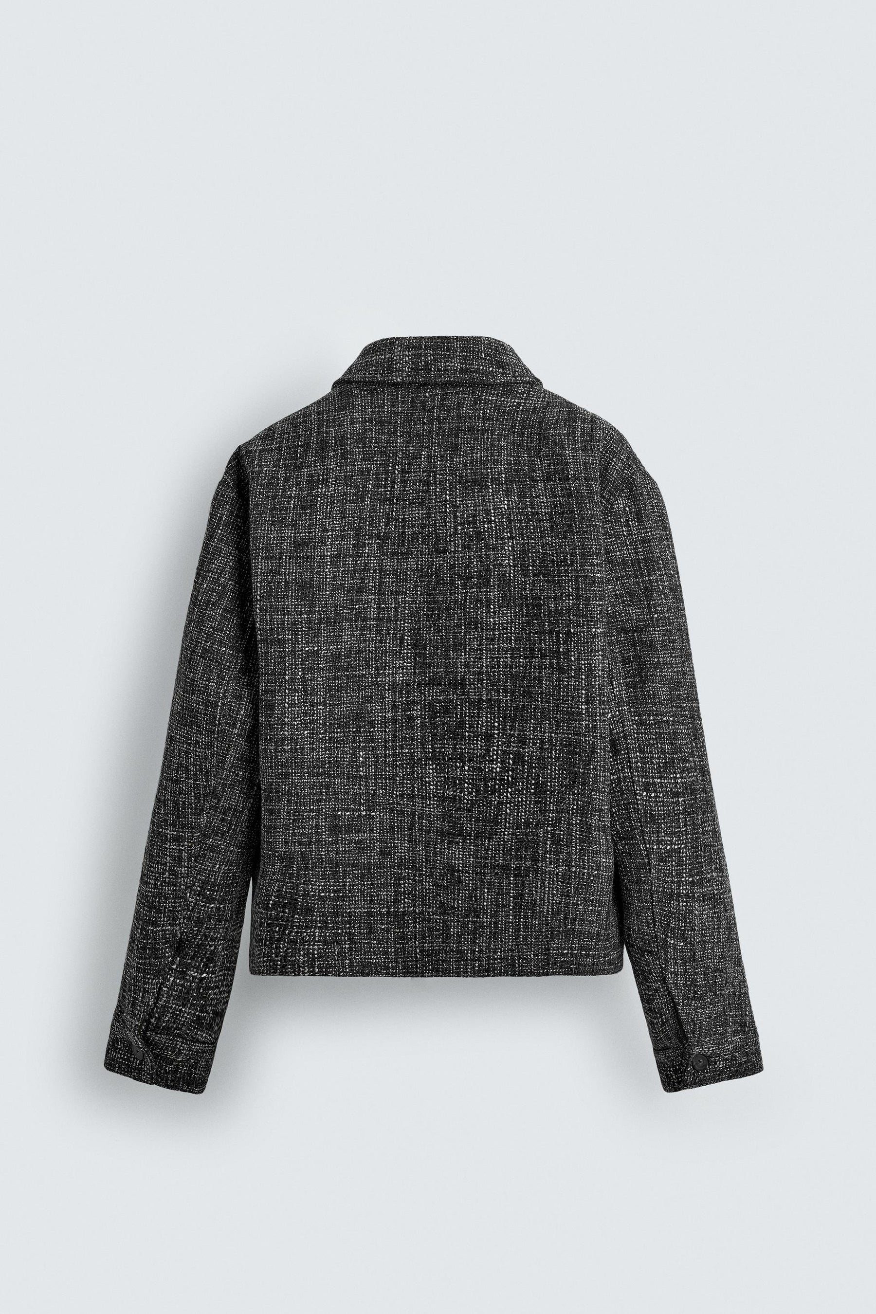 TEXTURED OVERSHIRT WITH POCKETS - Image 8
