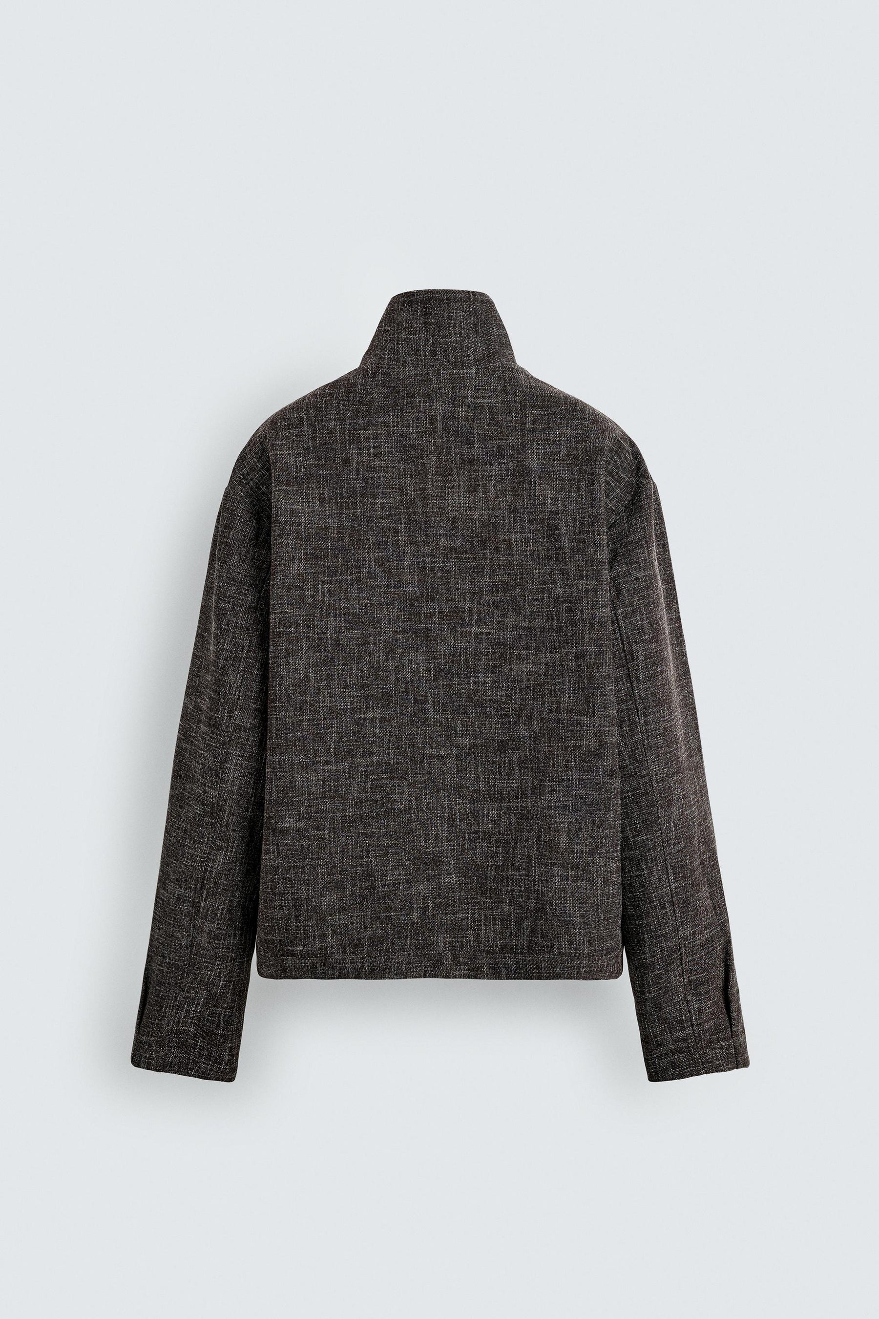 RELAXED FIT TEXTURED OVERSHIRT - Image 7