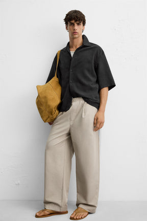 REGULAR FIT JOGGER WAIST TROUSERS - Image 5