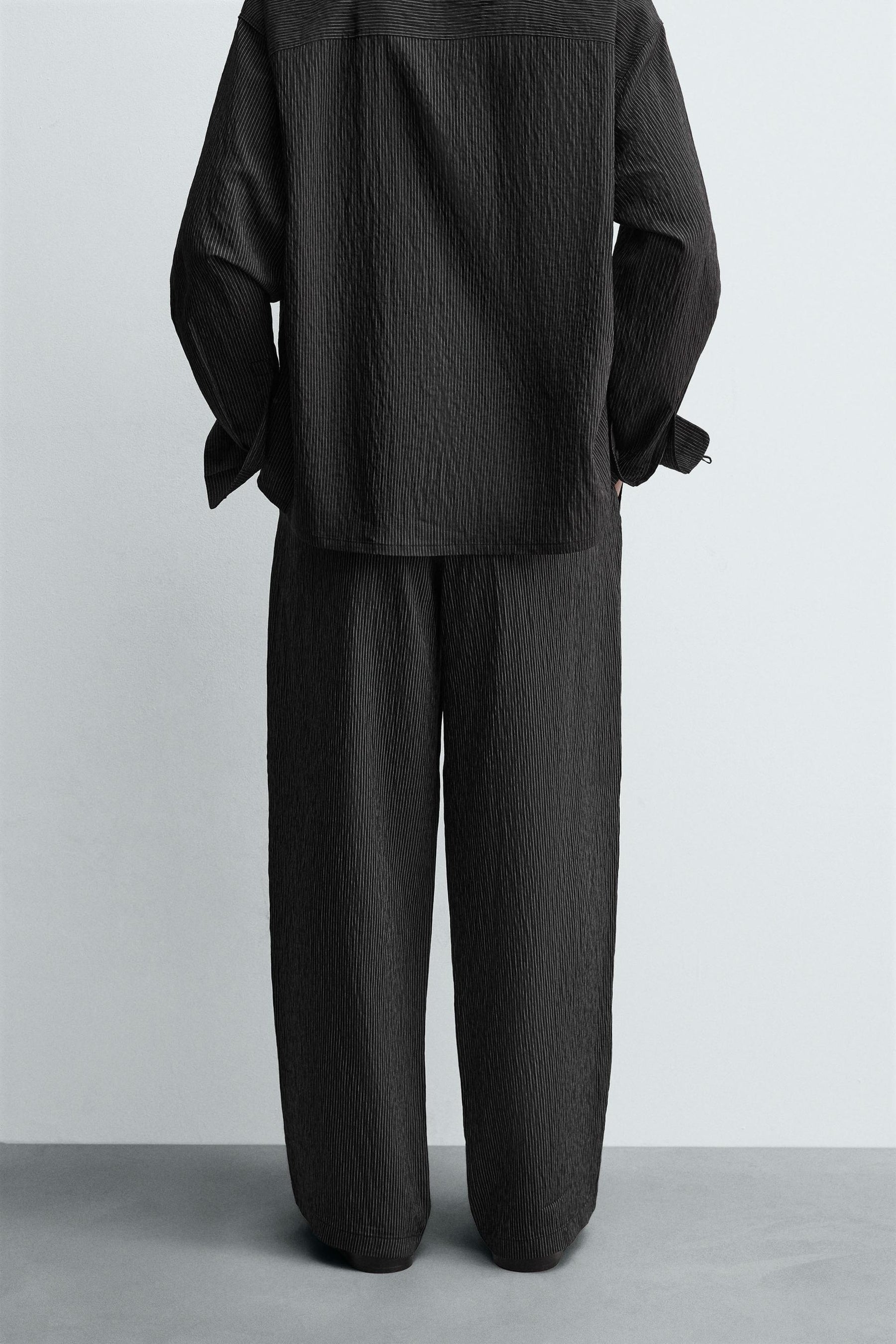 STRIPED FLOWING TROUSERS - Image 3