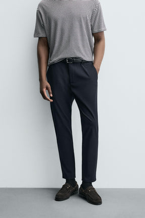 SLIM FIT COMFORT TROUSERS - Image 2