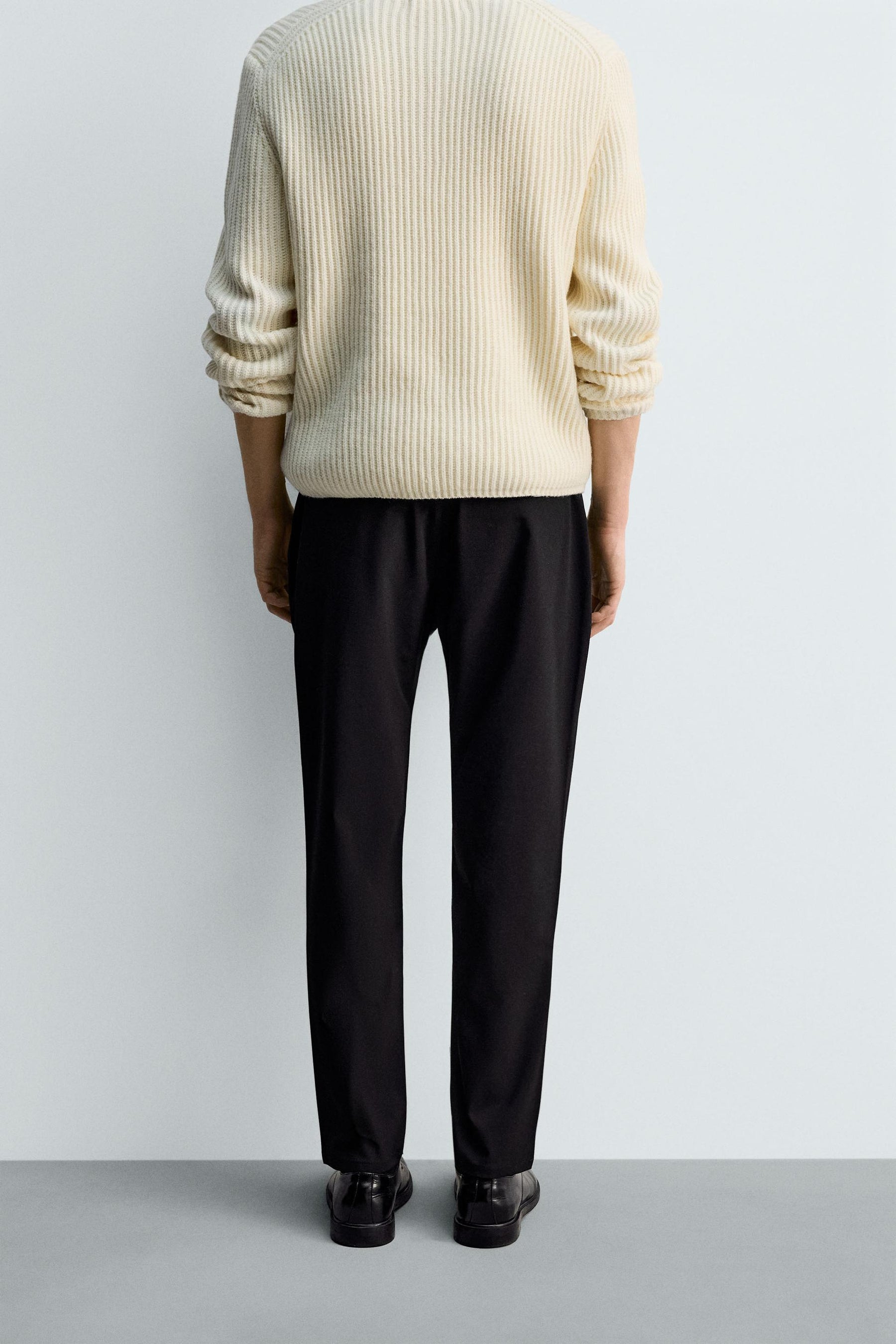 SLIM FIT COMFORT TROUSERS - Image 3