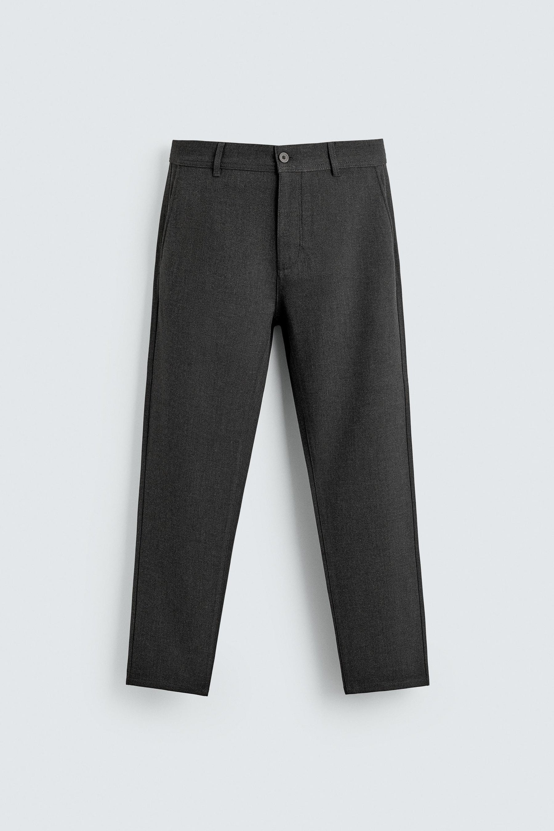 COMFORT TEXTURED CHINO TROUSERS - Image 6