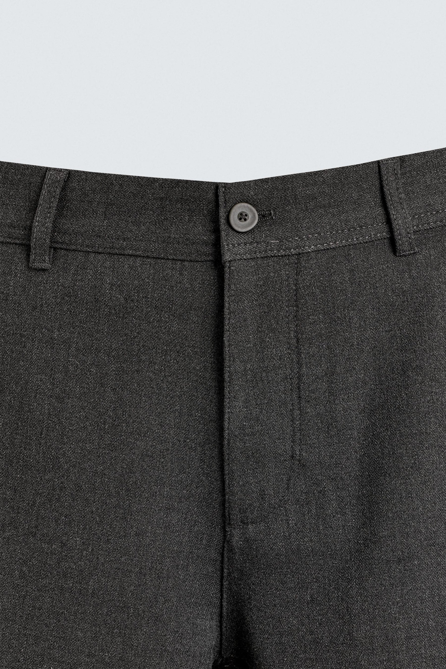 COMFORT TEXTURED CHINO TROUSERS - Image 8