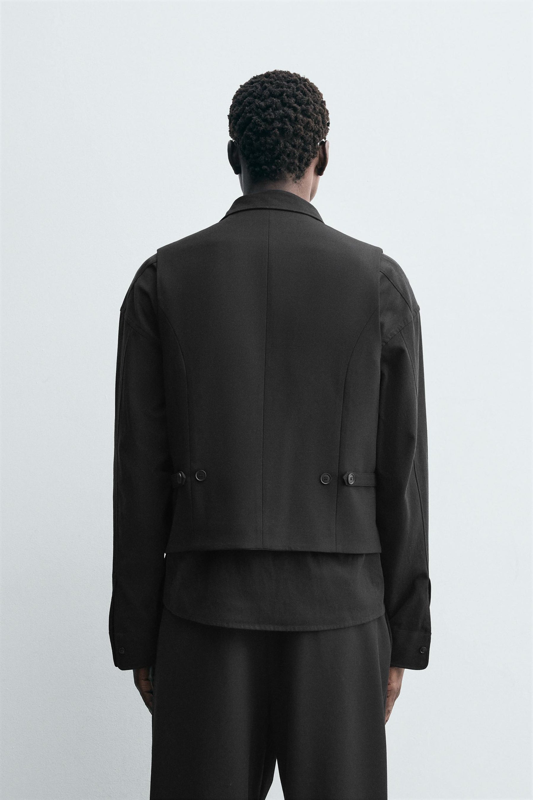 TEXTURED SUIT WAISTCOAT - Image 3