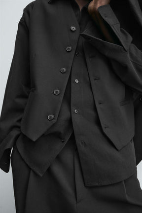 TEXTURED SUIT WAISTCOAT - Image 5