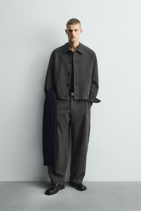 TEXTURED OVERSHIRT - Image 1