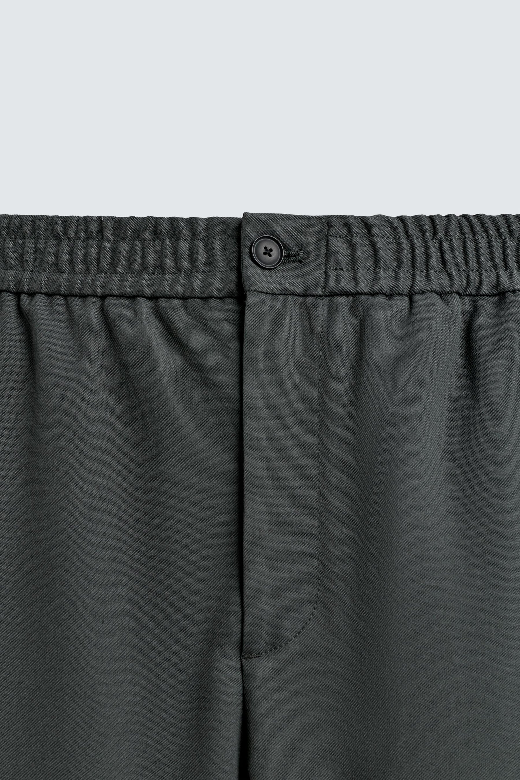 REGULAR FIT JOGGER WAIST TROUSERS - Image 8
