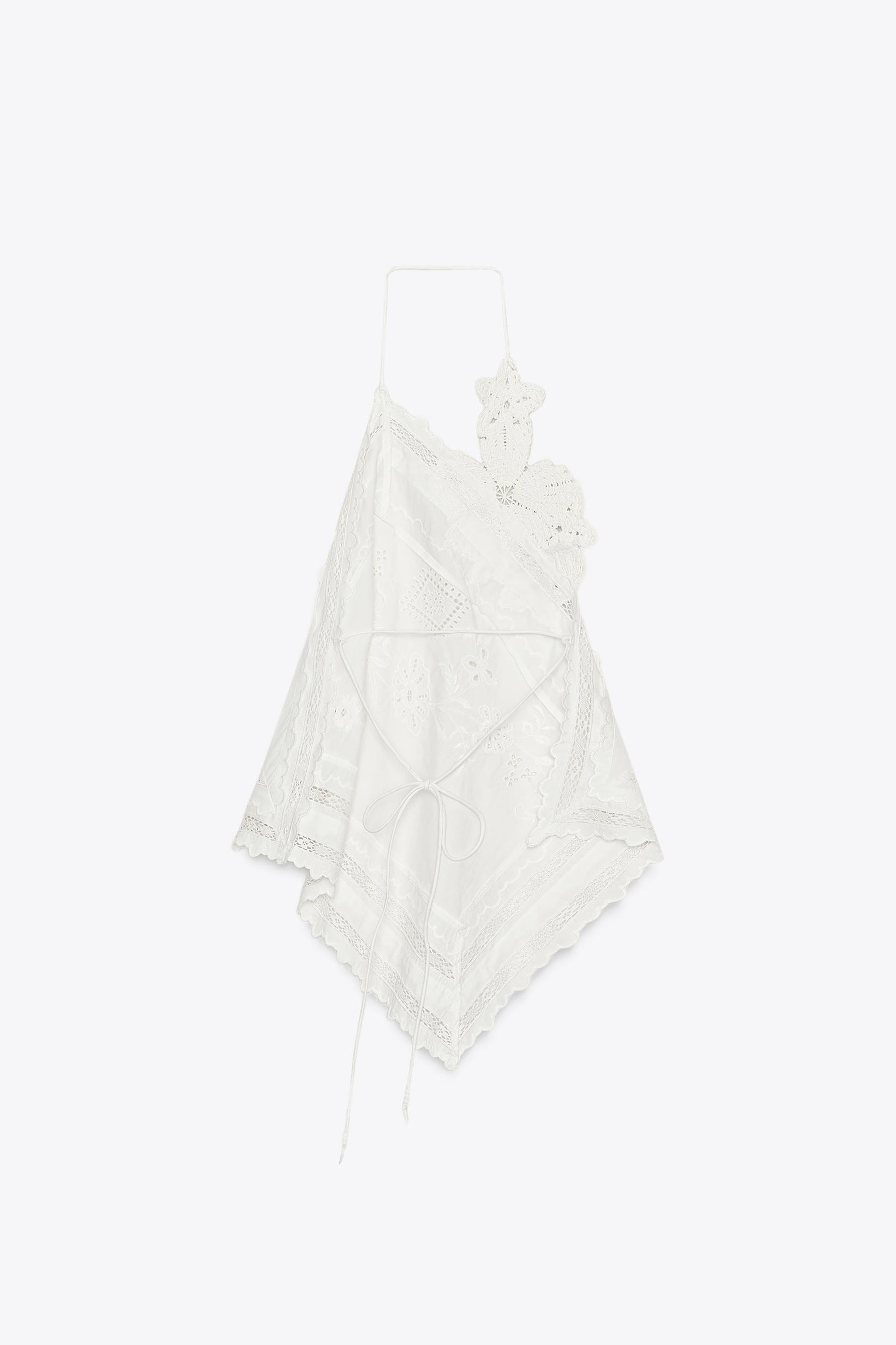 Asymmetrisches, geblümtes Mode-Top