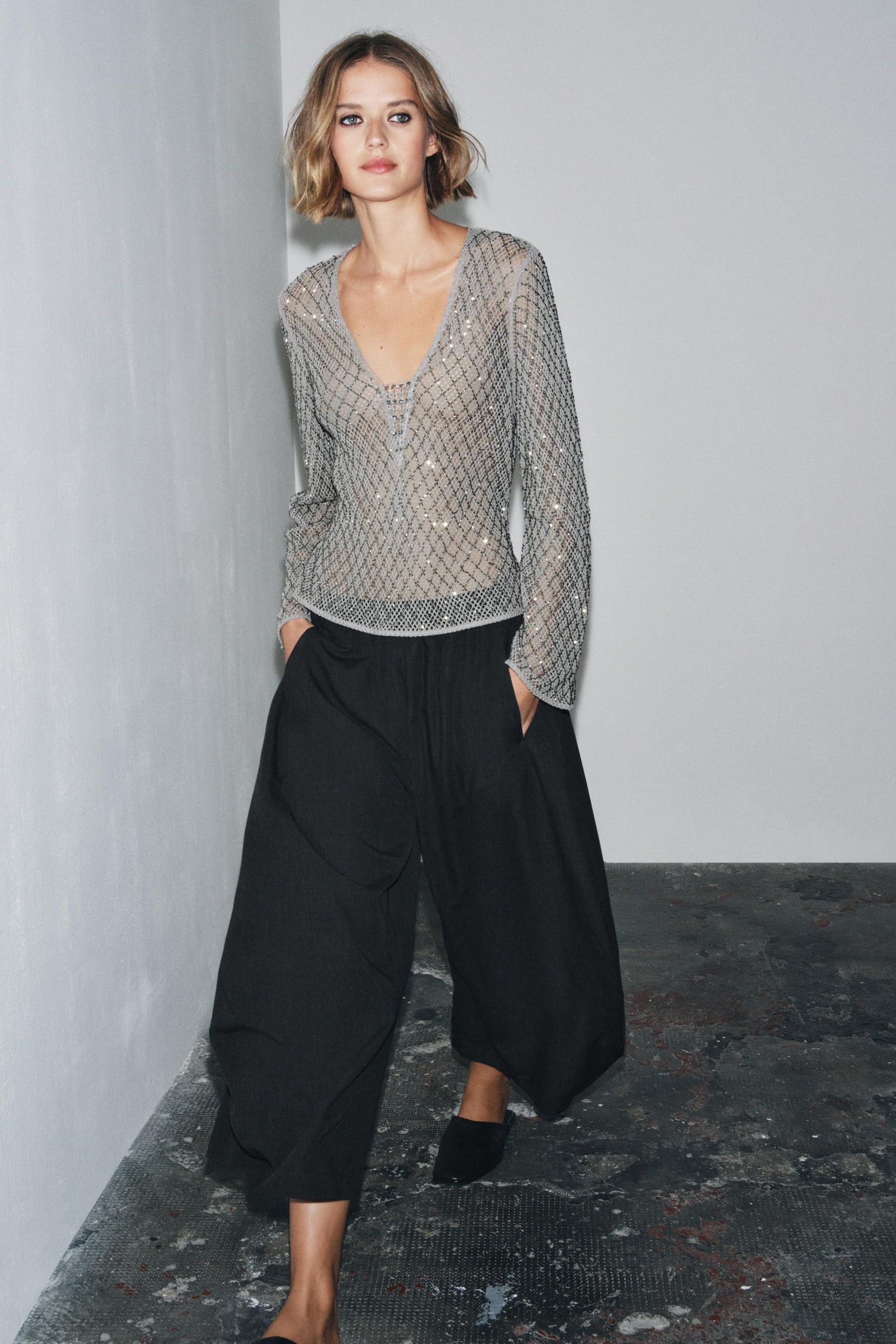 Perlengehäkeltes Top