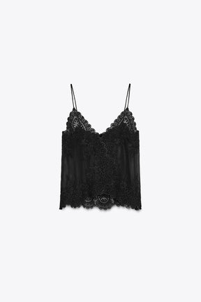 Spitzen-Camisole-Top