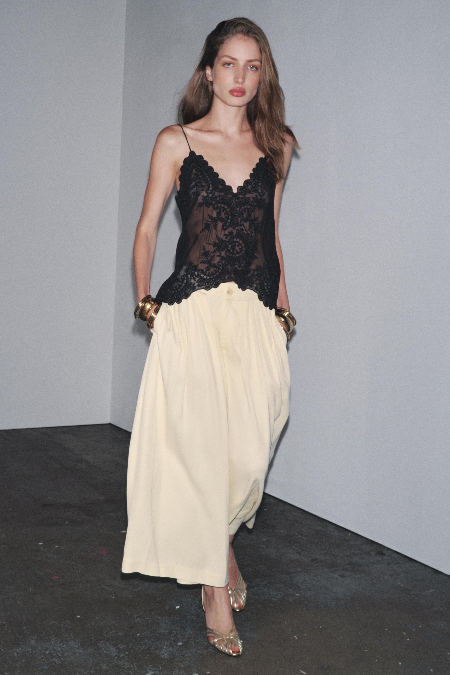 Spitzen-Camisole-Top