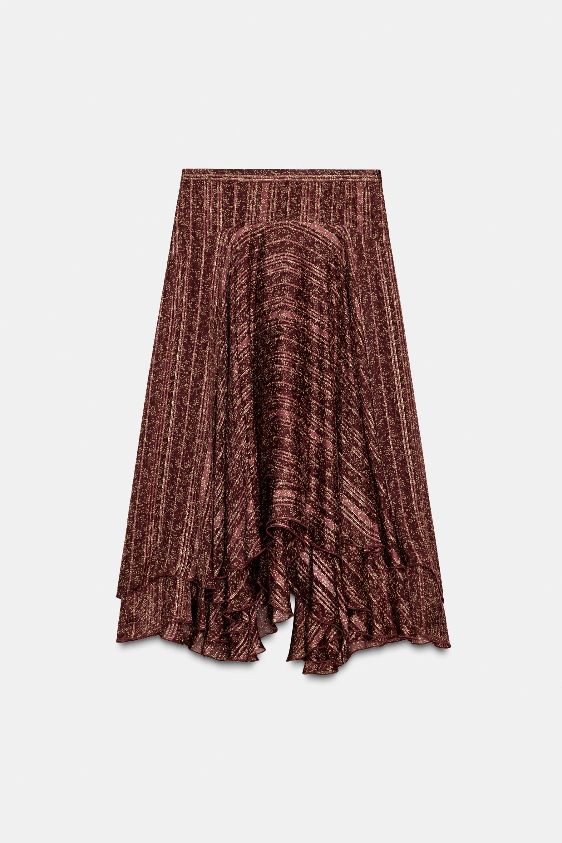 Bedruckter langer Rock