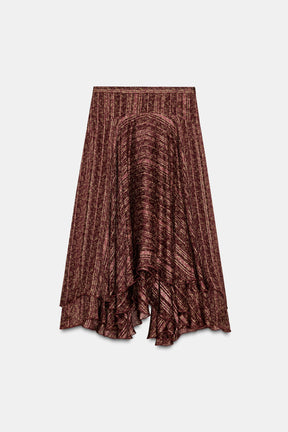 Bedruckter langer Rock