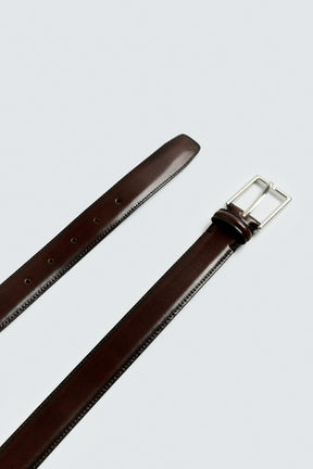 LEATHER TOPSTITCH BELT - Image 4