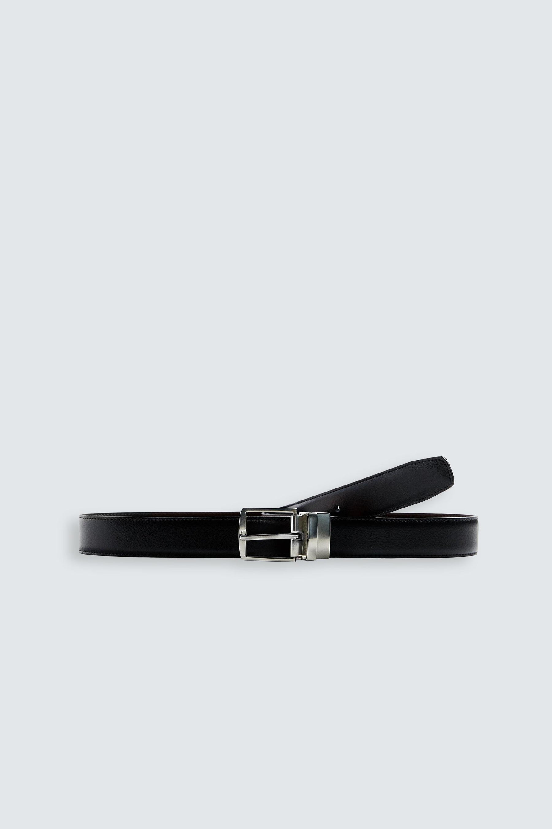 REVERSIBLE LEATHER BELT - Image 1