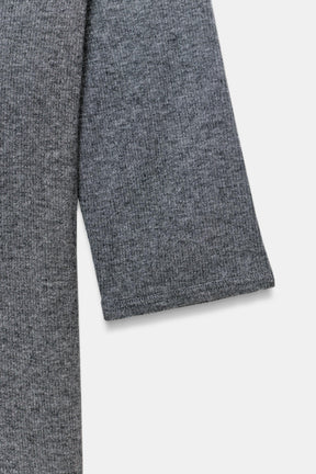 Geripptes Raglan-T-Shirt