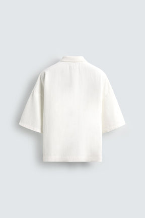 EMBROIDERED BOXY FIT POLO SHIRT - Image 7