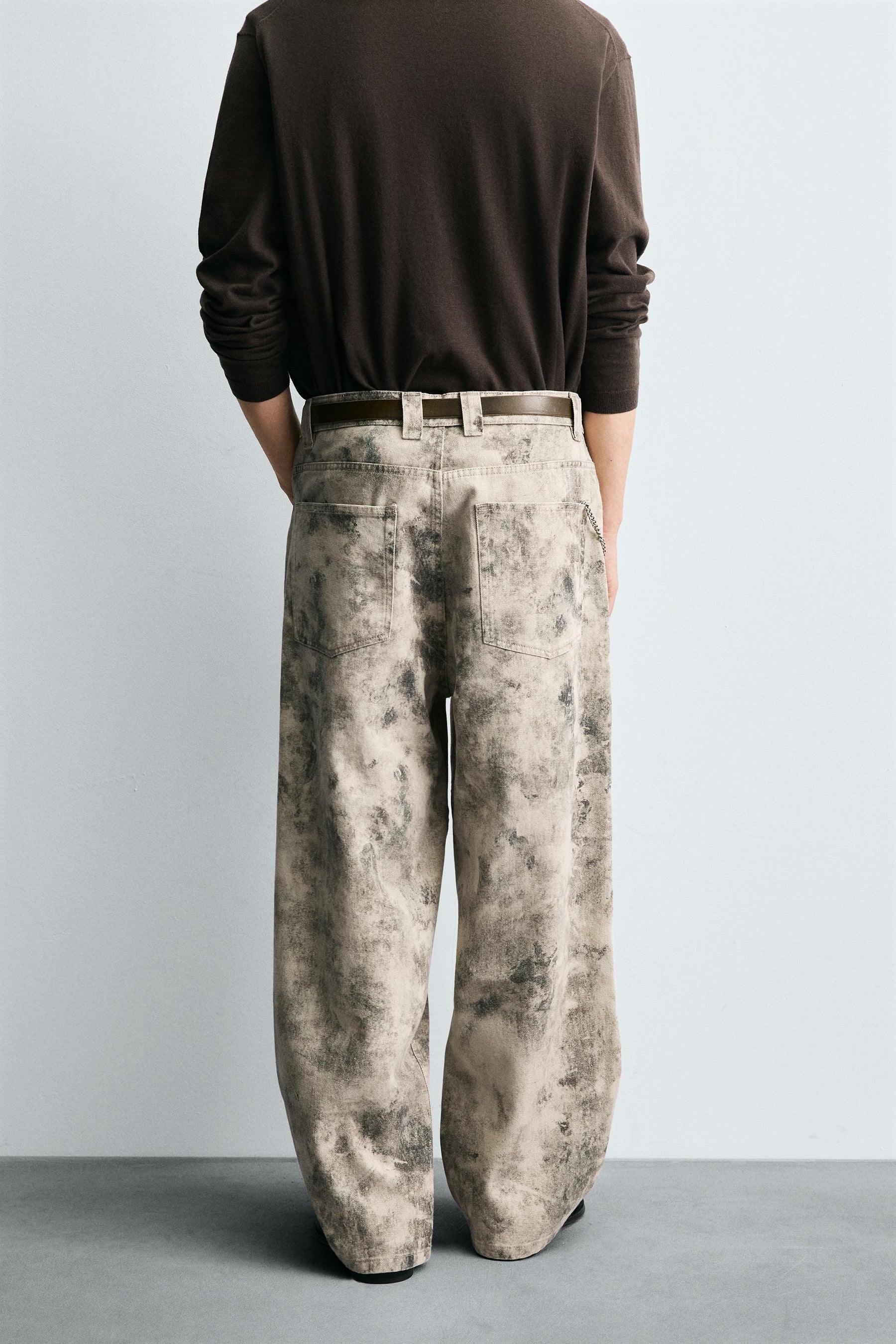 ABSTRACT PRINT TROUSERS - Image 3