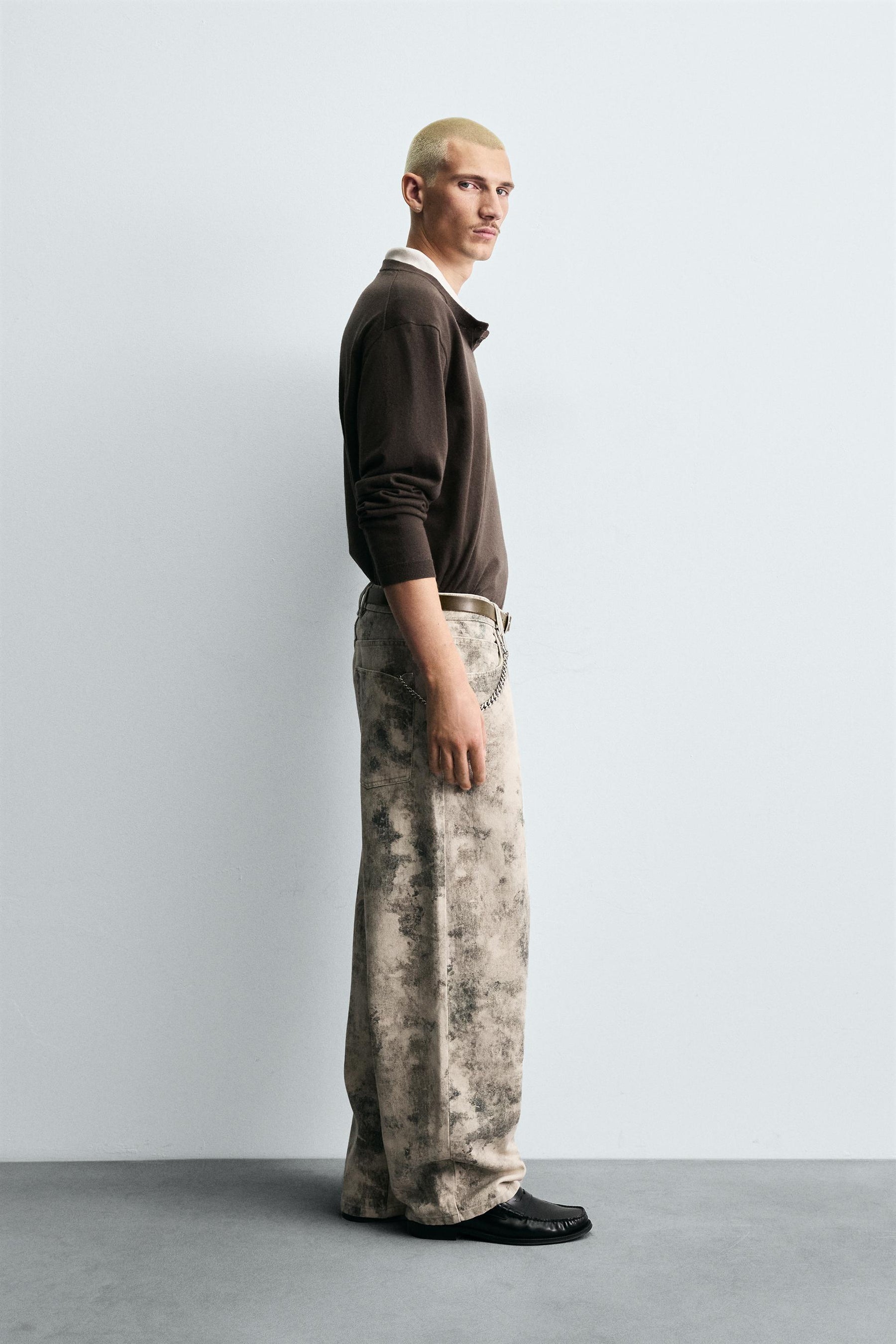 ABSTRACT PRINT TROUSERS - Image 4