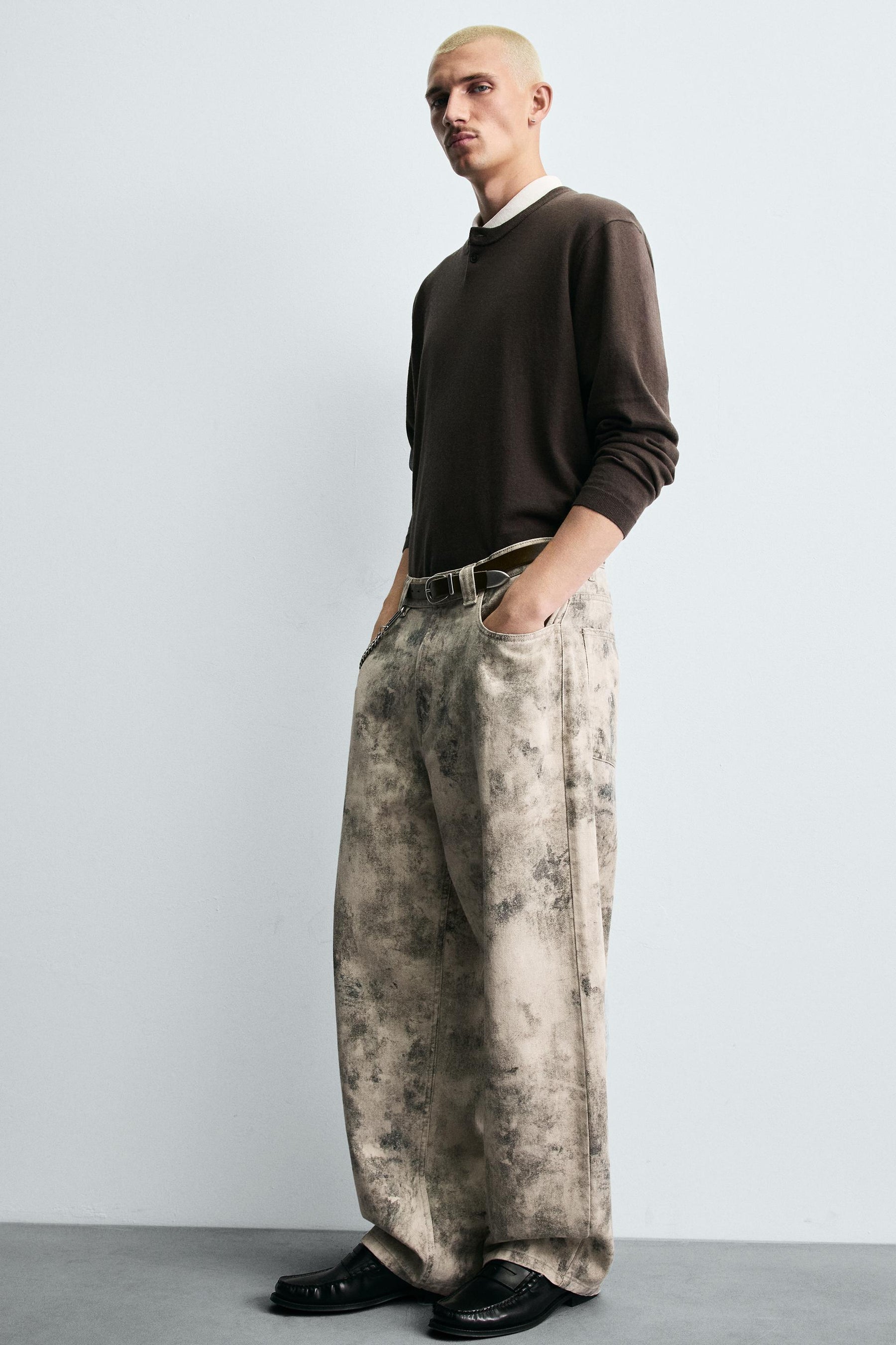 ABSTRACT PRINT TROUSERS - Image 6