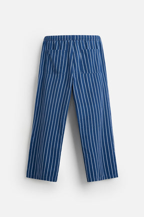 STRIPED RELAXED FIT TROUSERS - Image 8