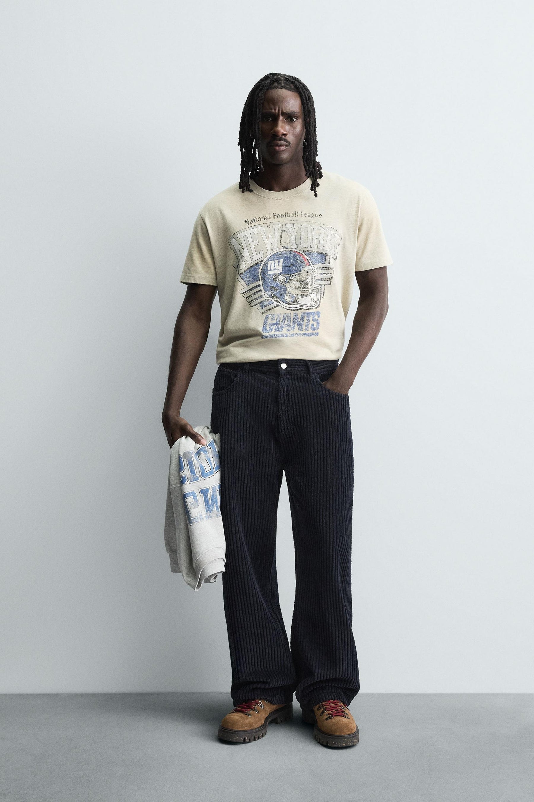 BAGGY FIT CORDUROY TROUSERS - Image 1