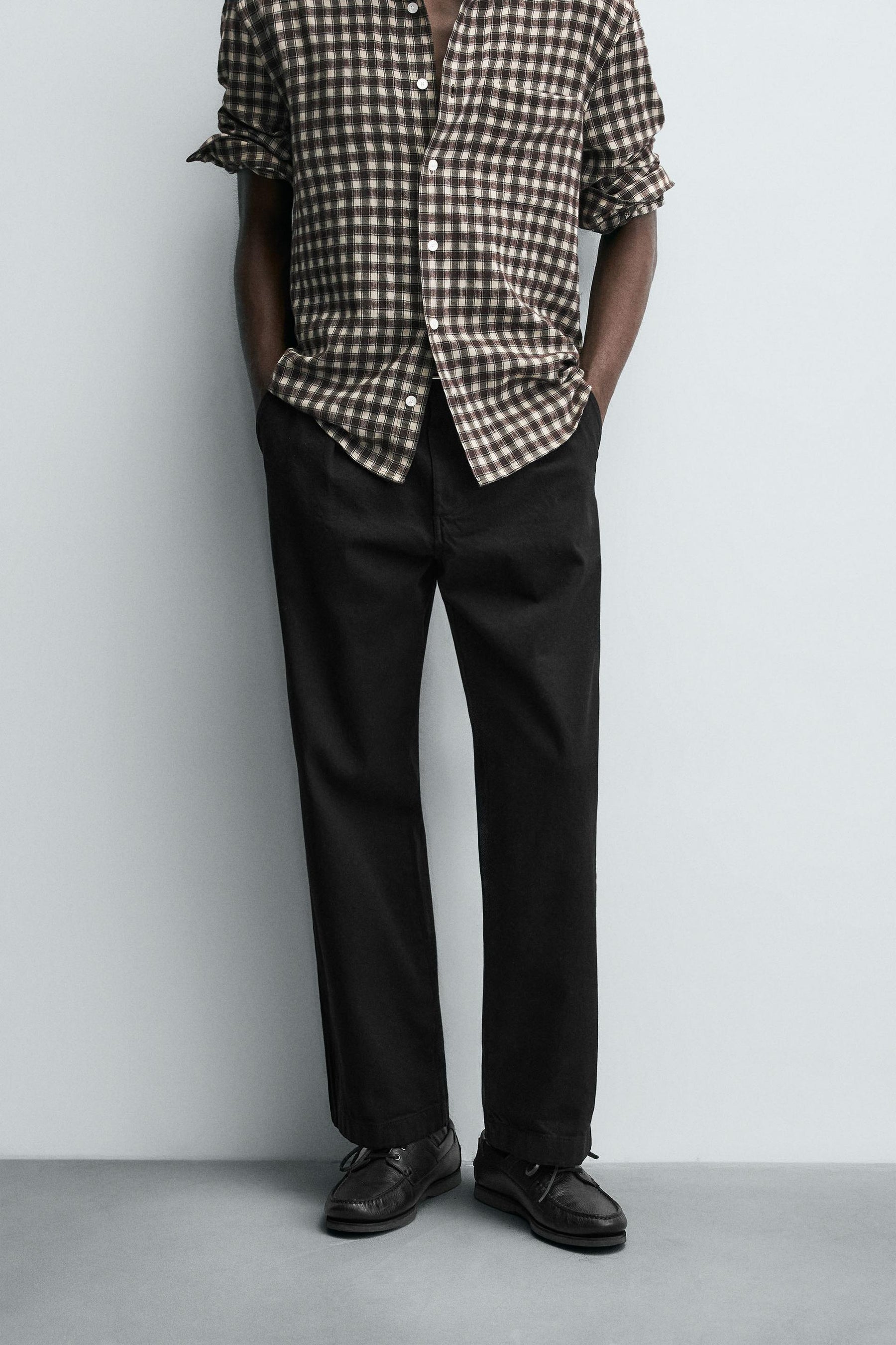 PLEATED RELAXED FIT TROUSERS - Image 2