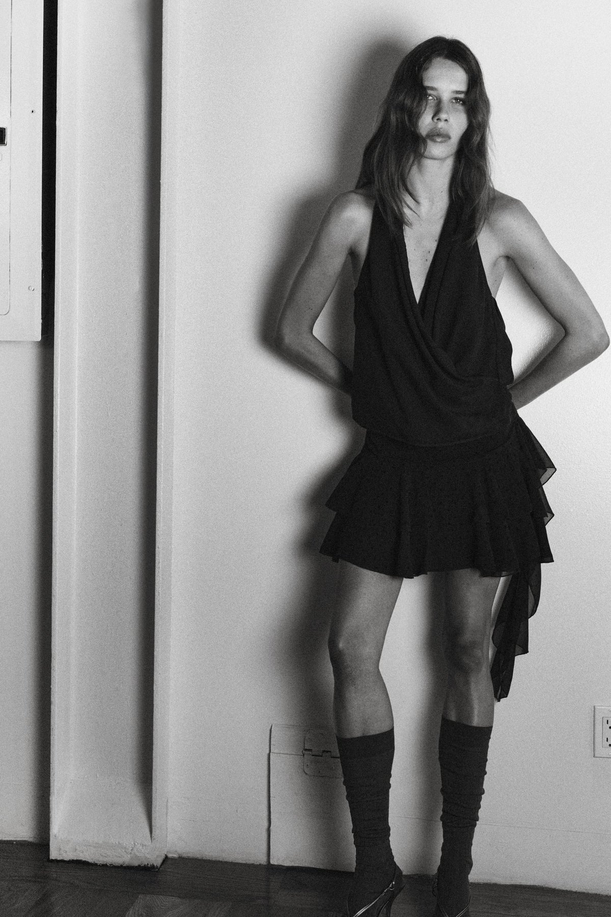 Drapiertes Neckholder-Top