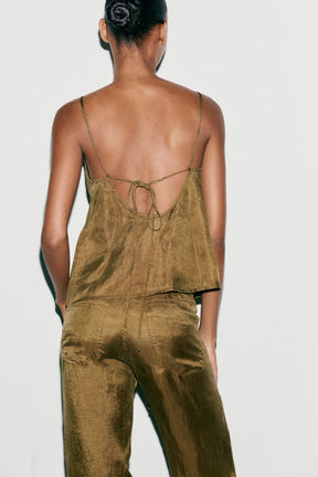 Fließendes Lyocell-Oberteil